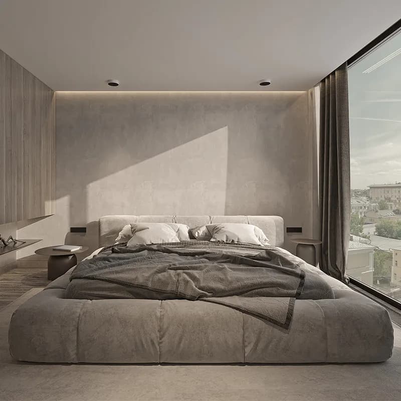 Luxury Floor Bed Modern Design Sofa European Simple Platform Creative Bed Sleeping Safe Letto Matrimoniale Outdoor Furniture