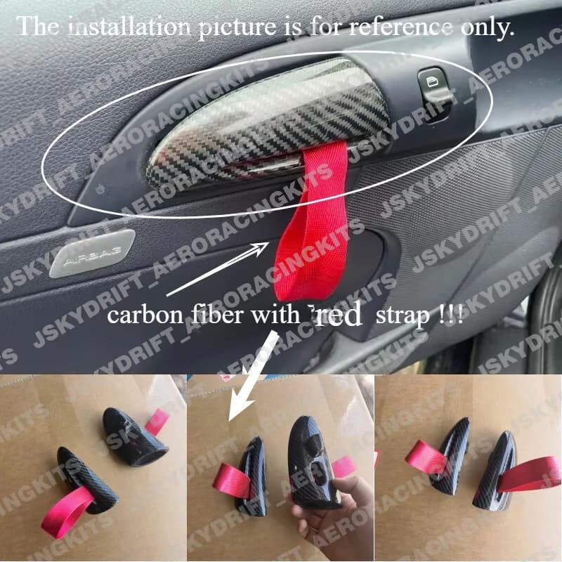 For Porsche 987 Cayman/ Boxster/ 997 Carrera GT3 Door Pulls Handle Carbon Fiber Body Kits