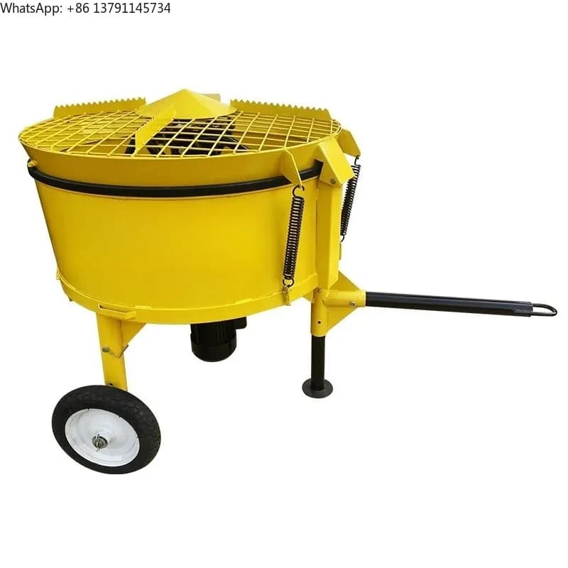Vertical Forced Action Mixer Concrete Cement Mixer Machine With Multifunctional Core Components Pump Motor Engine