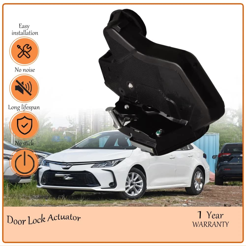 Rear Left 2Pin Power Door Lock Actuator Assembly,Fit Toyota Corolla Camry Reiz 2006-2017 Full Fitment,oe 69060-13090,69060-13090