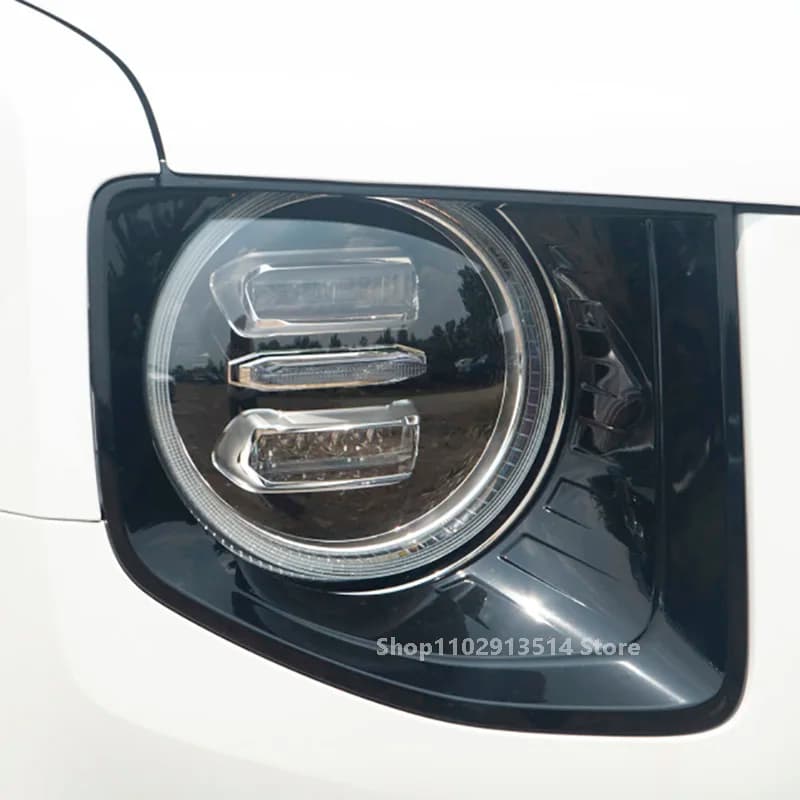 For Haval DARFO 2021-2023-Car Headlight Protective Film Headlamp Tint Taillight Transparent Smoked Black TPU Sticker