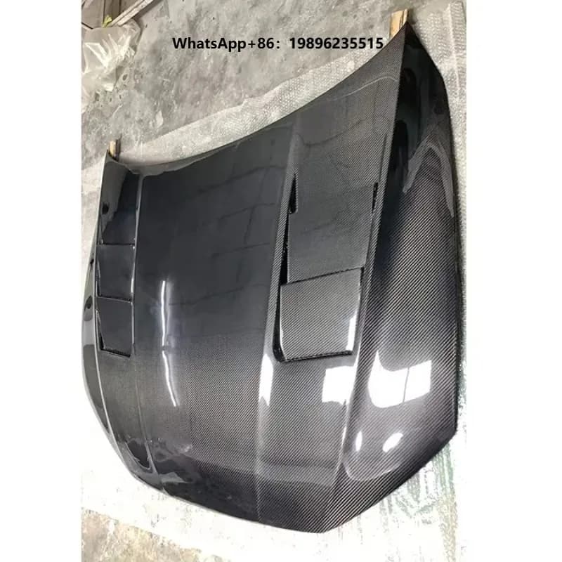 Carbon Fiber Large Surround Modified Front Engine Hood Bonnet for A7 S7 RS7 C8