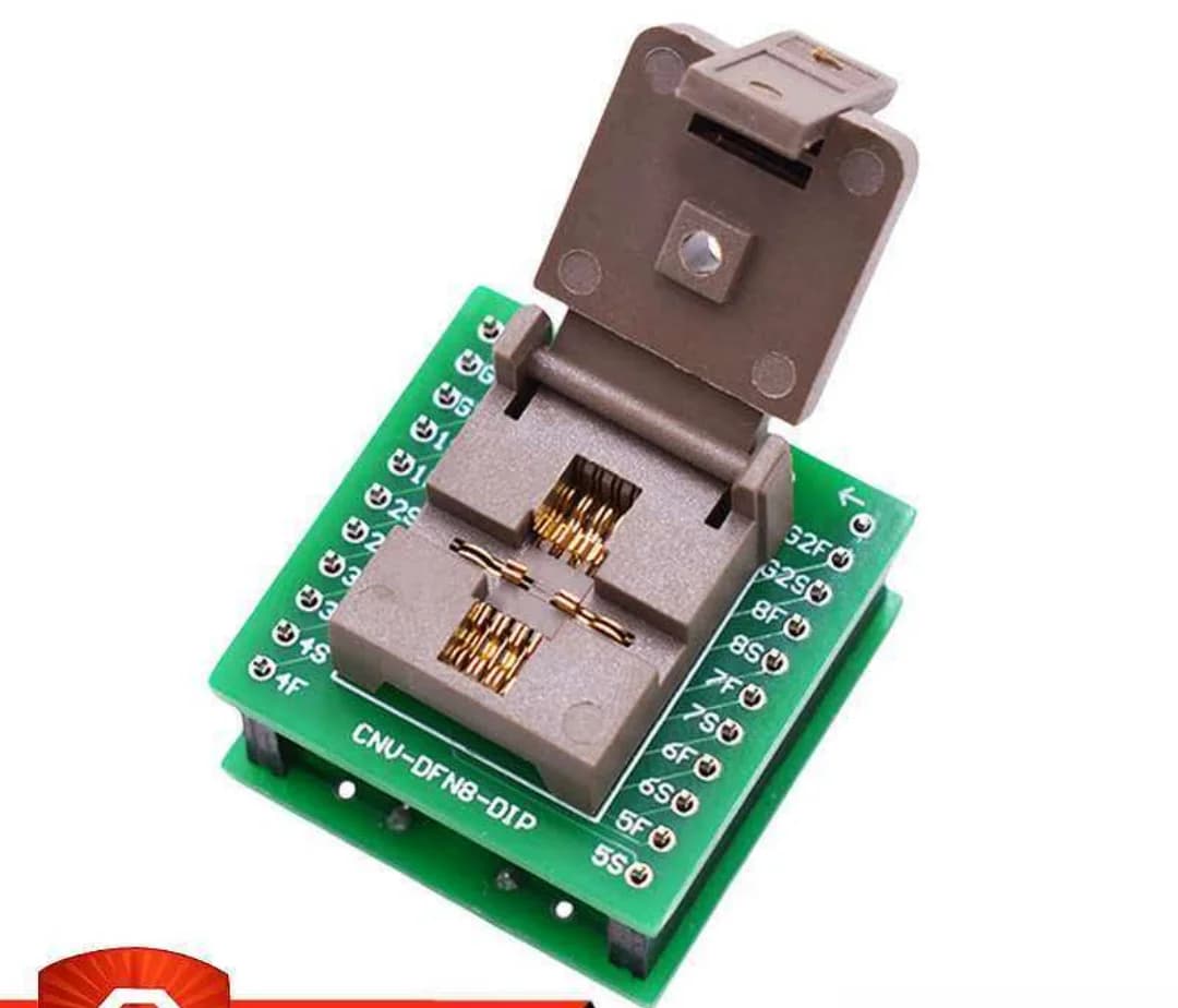 Aging test seat DFN5X6-8L (1.27) flip type Kelvin chip test fixture DFN8 burning seat