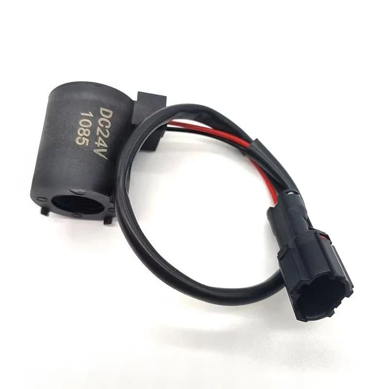 Excavator Rotary Safety Lock Solenoid Valve Coil For Yanmar VIO20/40/55 12V 24V