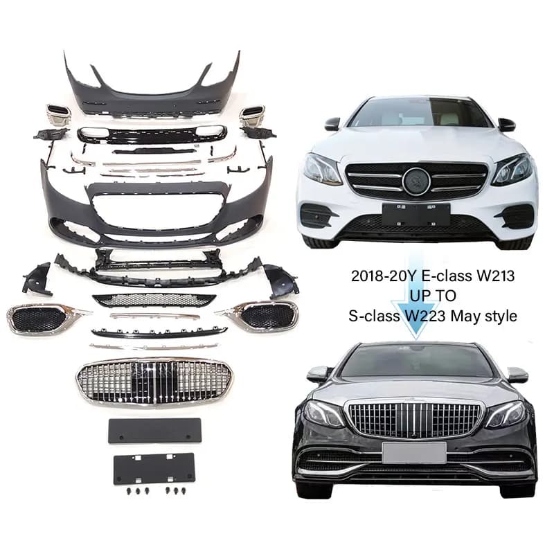 2016-20y E Class W213 Upgrade to S Class W223 May Style Car Auto Body Kits Parts Accessories Bumpers for Mercedes benz E