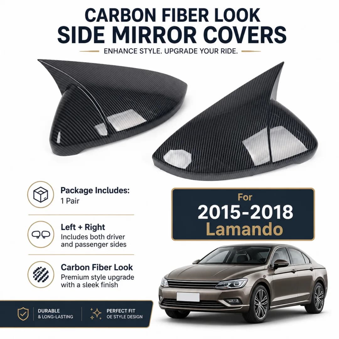 For Volkswagen Lingdu Niujiao Rearview Mirror Shell Modification 15-18 Models Reversing Mirror Cover Protective Cover