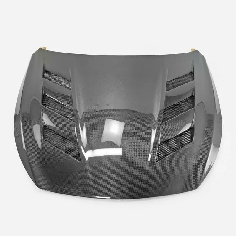 Carbon fiber engine hood, front hood for automotive modification