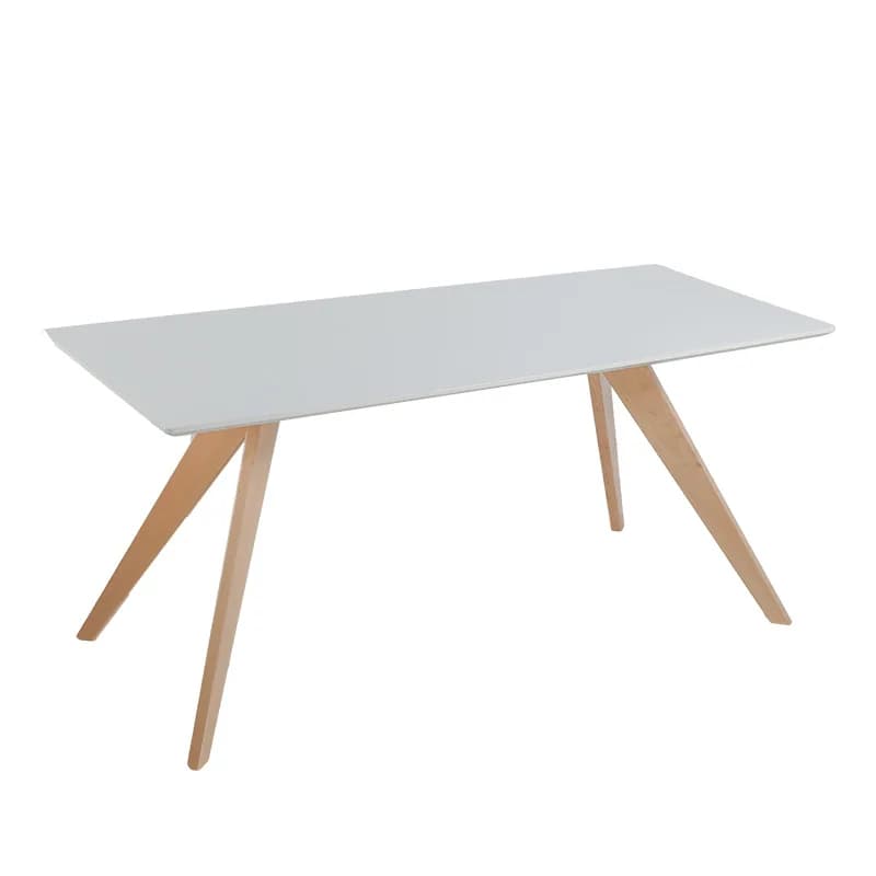 LMM Japanese-style solid wood rock board table wabi-sabi wind modern simple solid color log wind whale dining table