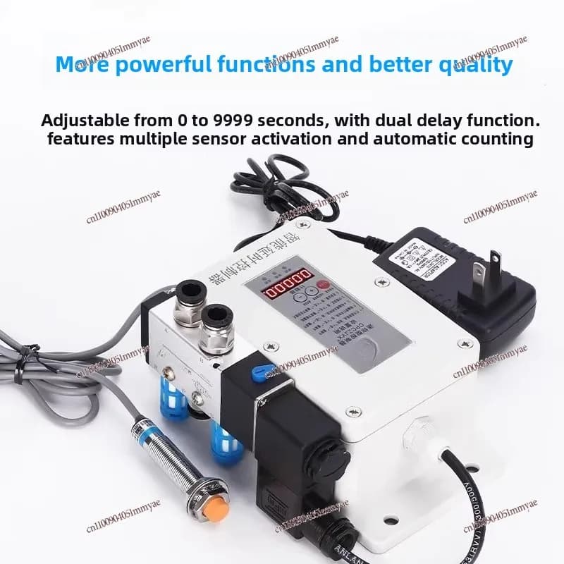 The automatic controller of the blowing device  punch blower delays the counting
