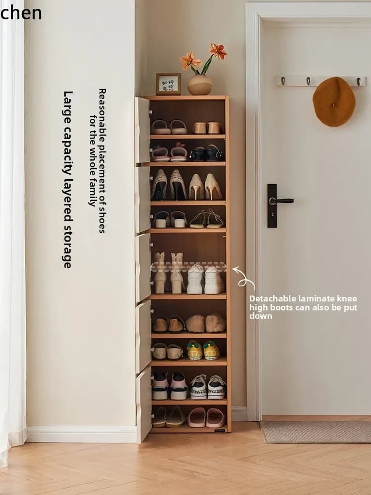 DSAmulti-layer entrance shoe cabinet new door storage storage cabinet