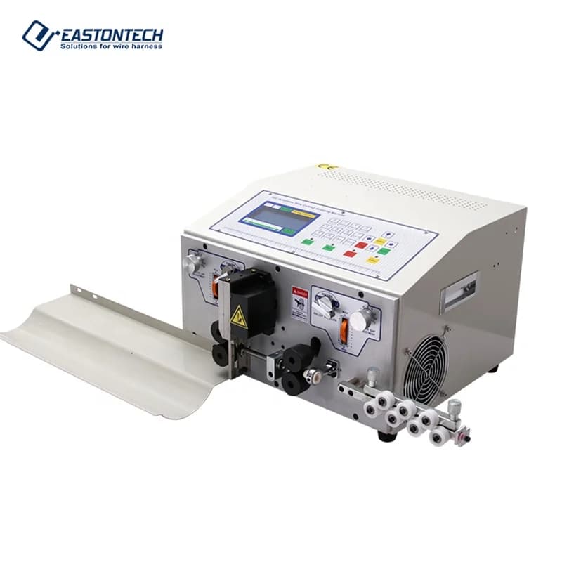 EW-03C Fully Automatic  Wire Cutting & Stripping Machine High Precision 0.1-10 Sqmm Cable Cut&Strip Machine