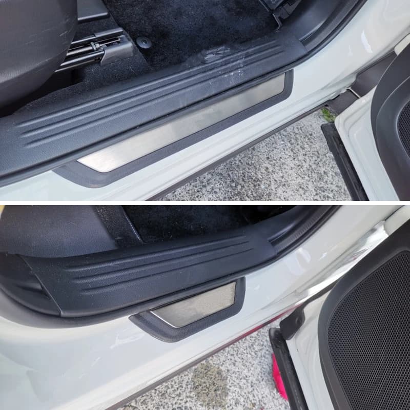 For Mazda CX-5 CX5 KF 2017-2023 2024 2025 Accessories Stainless Car Door Sill Kick Scuff Plate Protector Trim Cover Guards Pedal
