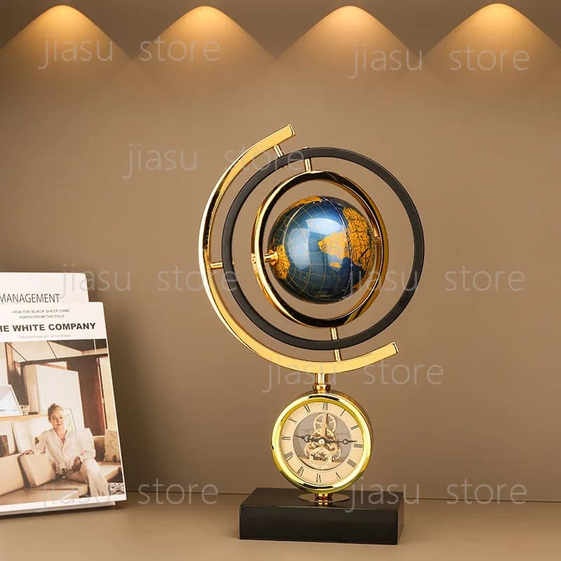 High-end Luxury Globe Decoration, Exquisite Art Craft Ornament for Home Living Room Bedroom Gifting