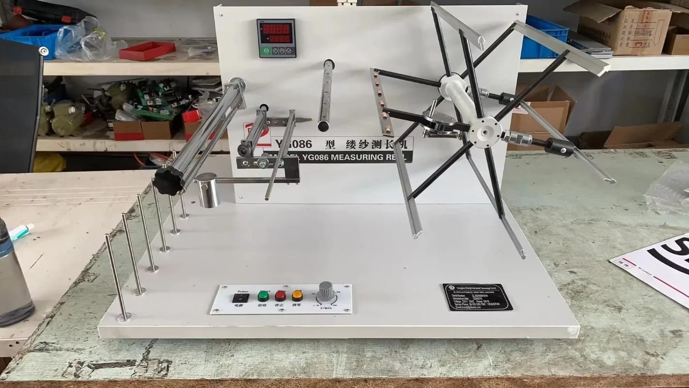 Textile Reeling Length Measuring Yarn Count Tester - Testing Instrument Machine for Counting And Measuring Yarn