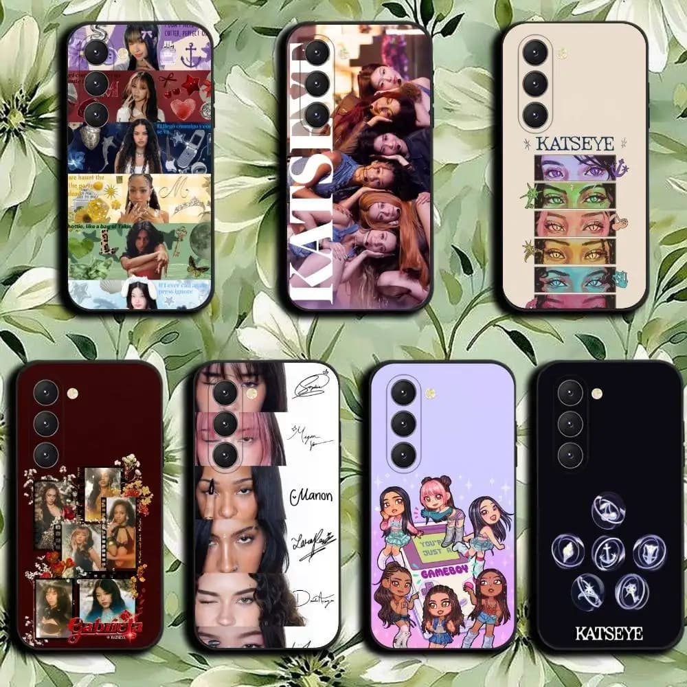 Hot Group Music K-KATSEYE Phone Case For Samsung Galaxy A52 A42 A32 A22 A12 A02S A72 A73 A51 A41 A31 A21S A71 A40 A30S A20S