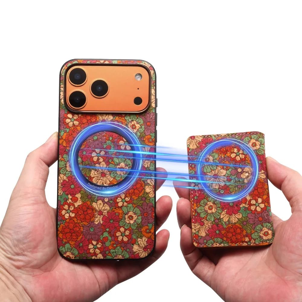 Magnetic 2 in 1 Leather Card Case Phone Cover for iPhone Air 17 16 15 14 13 12 11 Pro Max 7 8 Plus XR XS Max