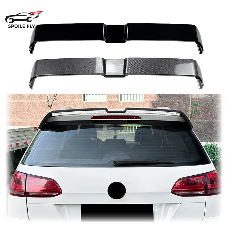 2013 To 2017 For Volkswagen VW Golf 7 MK7 7.5 VII Variant & Wagon Oettinger Style Rear Roof Spoiler Wing Lip By ABS Body Kit