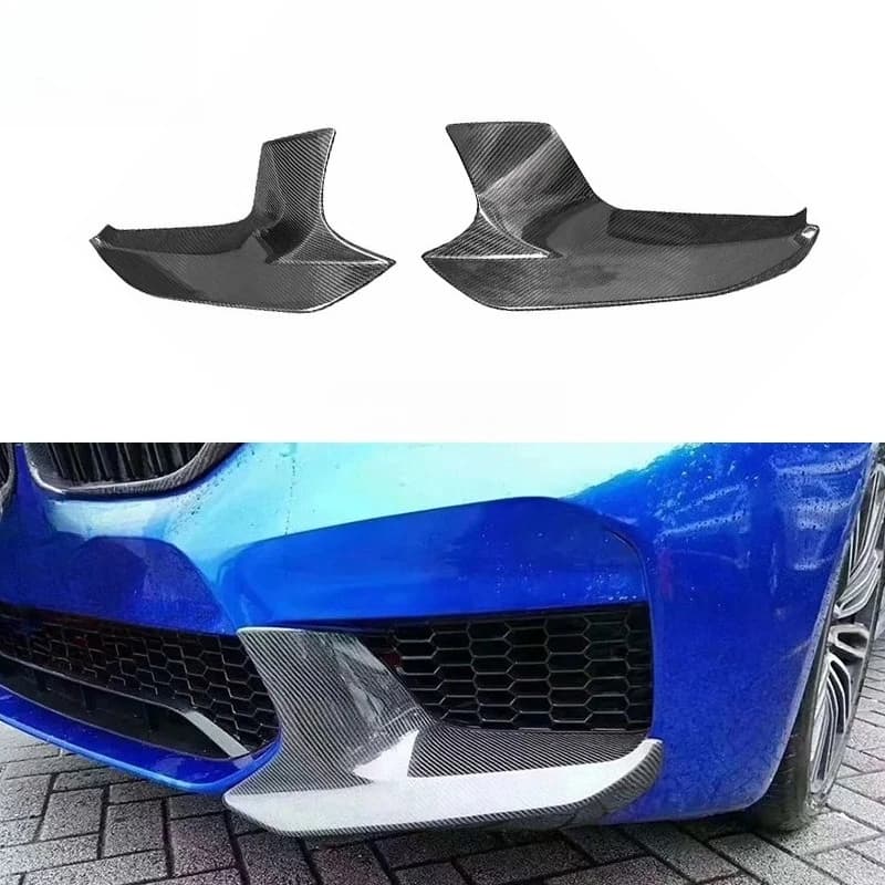 Applicable to M5 F90 Carbon Fiber Front Corner Front Bar Lower Corner Guard Modified Exterior Car Body Kit