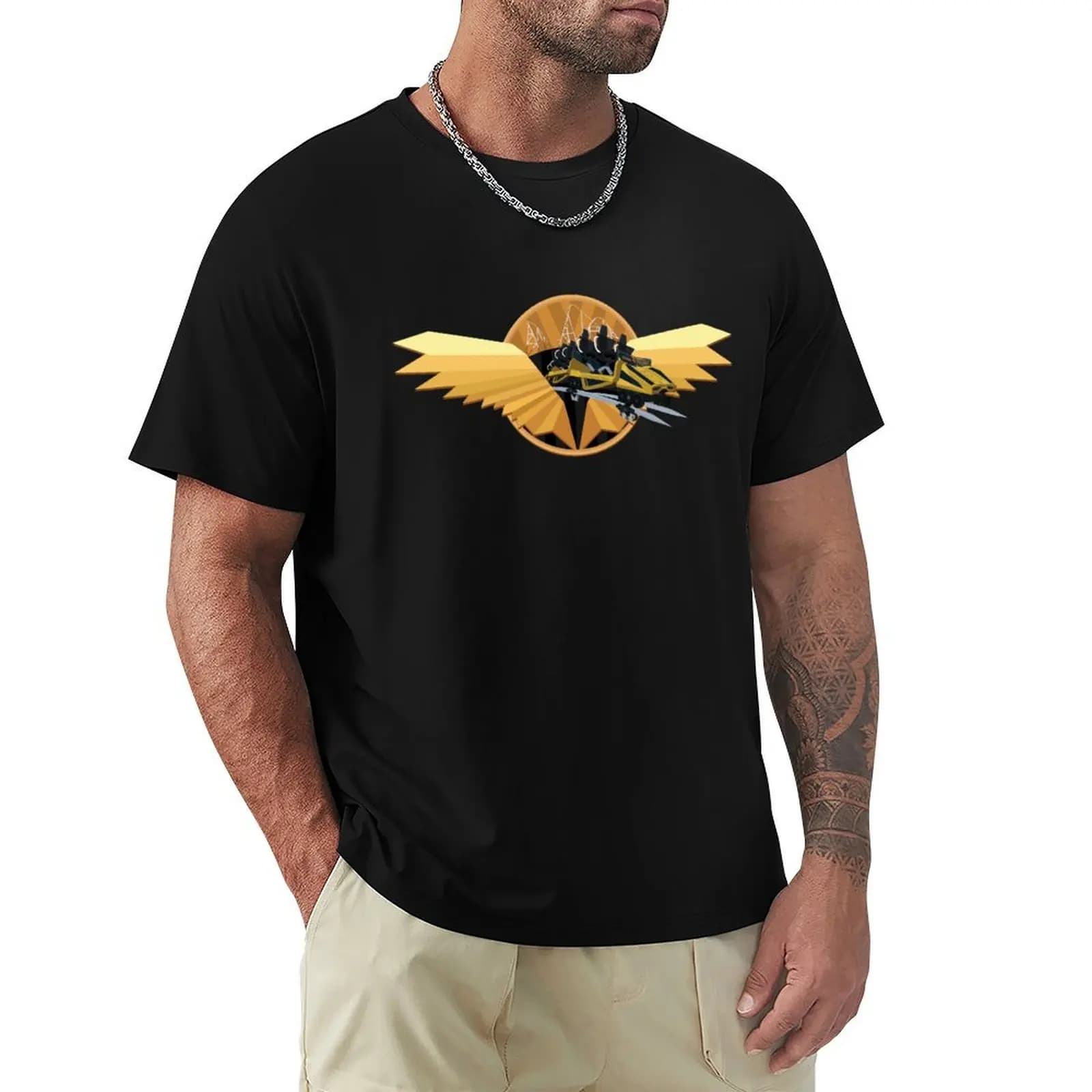 Hyperia Thorpe Park Wings Design T-Shirt rapper graphic tees customs design your own clothes fashion shirts mens clothes