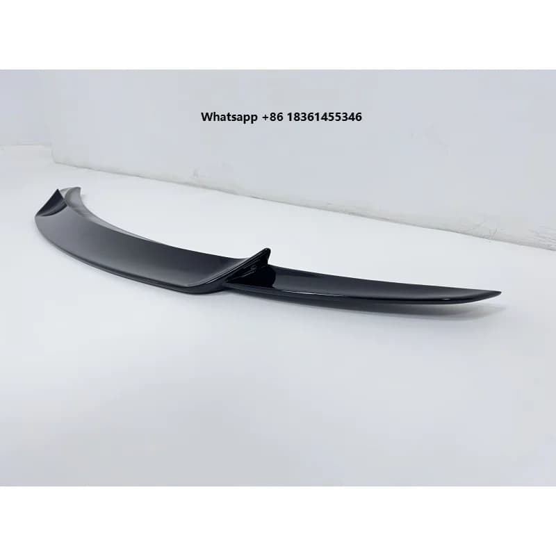 New Glossy Black S Class W223 Rear Spoiler Wing to B Style Rear Wings S63 S500 Black Roof Wing Spoilers