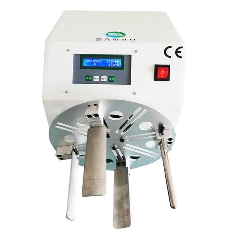 Hot Sale Flat Noodle USB Serial Data Transfer C  le Winding Machine Usb Charging Wire Coiler Equipment SA-F01