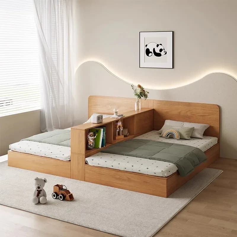 Double bed One room becomes tatami, separate partition bed Children's bed