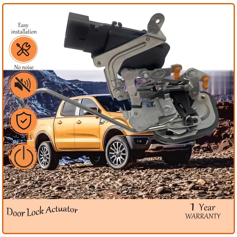 Heavy-Duty Rear Left Right Complete Door Lock Assembly for Toyota Tacoma Vibration-Resistant Housing OEM 69305-04020 69306-04020