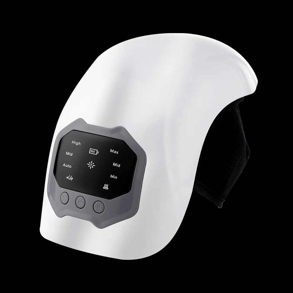 New Design Portable Electronic Red Light Full Knee Wrapped Balloon Massage Vibration Joint Heated Premium Knee Massager