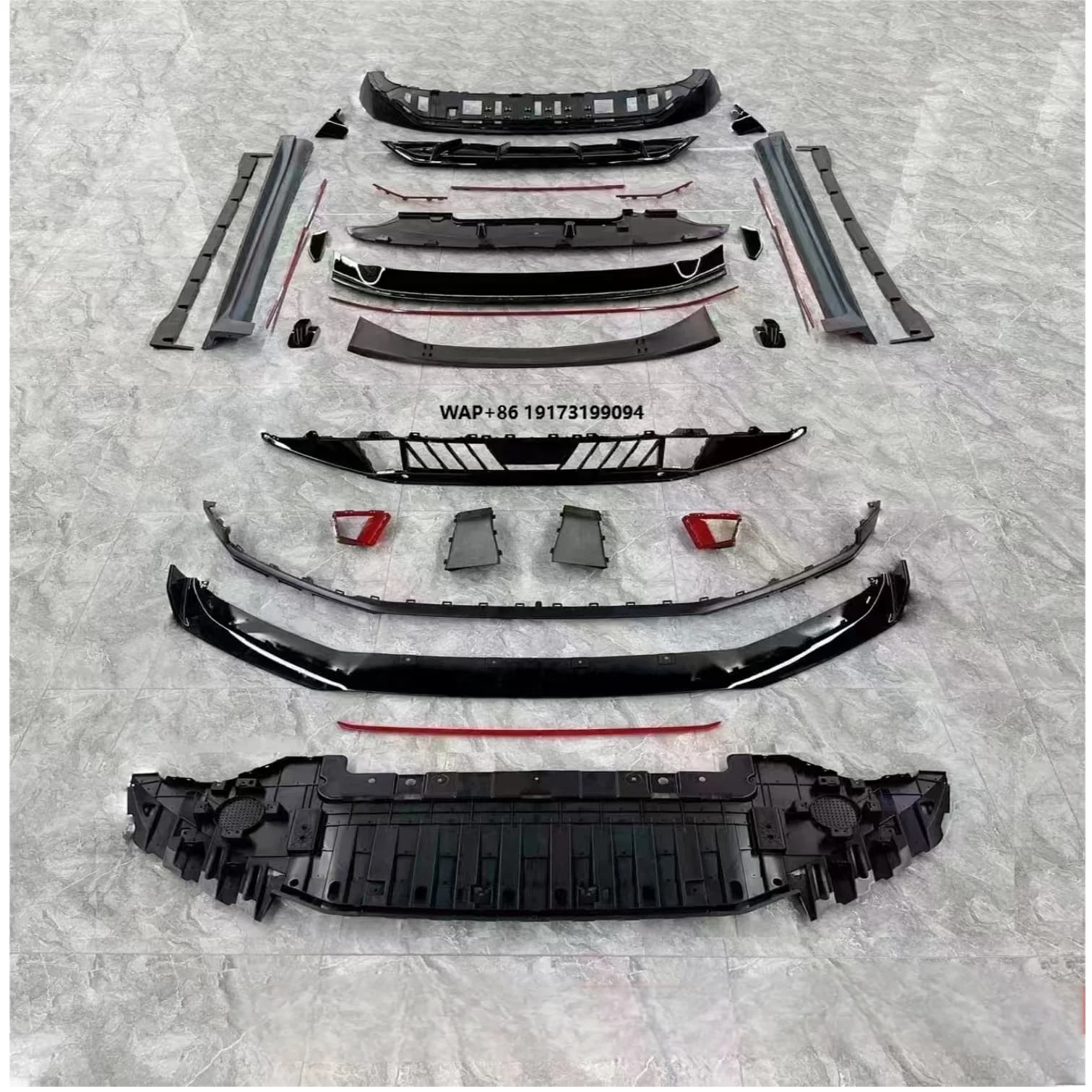 High Quality Body Kit for ZEE-KR 001 2024 Upgrade FR Style