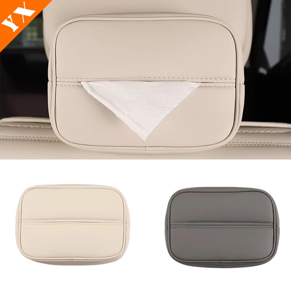 For Denza N9 2025 2026 accessories original color Car Seat Tissue Box, Car Backrest Tissue Box