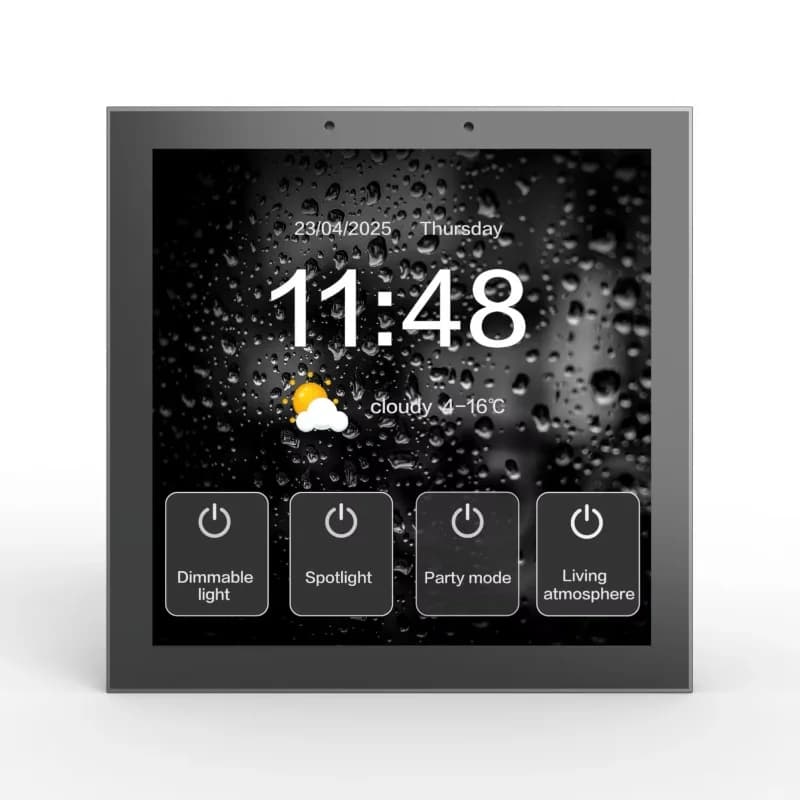 M4 4-Inch Touch Screen Smart Switch Multi-Function and Language Display with Smart Life App 220V Max. Voltage 10A Max. Current