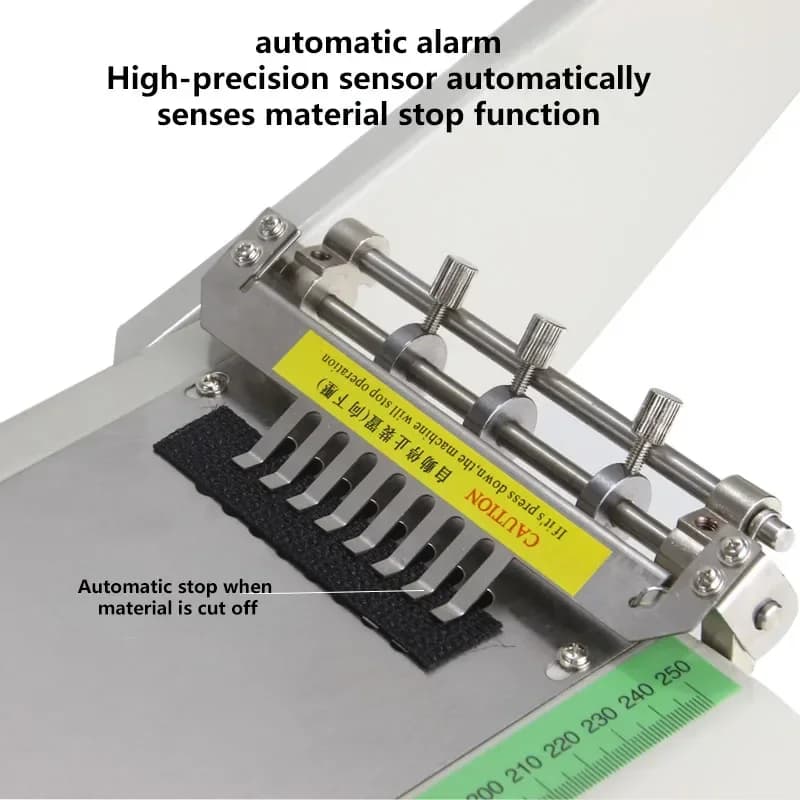 automatic computer double feed single hot cutting machine Threaded ribbon ribbon Ear rope elastic belt webbing cutting machine