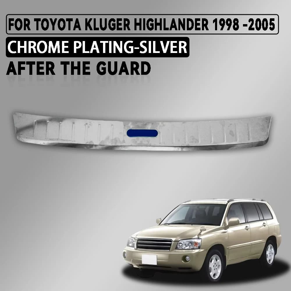 Abs Chrome Plated Silver Car After The Guar Cover Trim For Toyota Kluger Highlander 1998 2005 Car Accessories Exterior Decorate