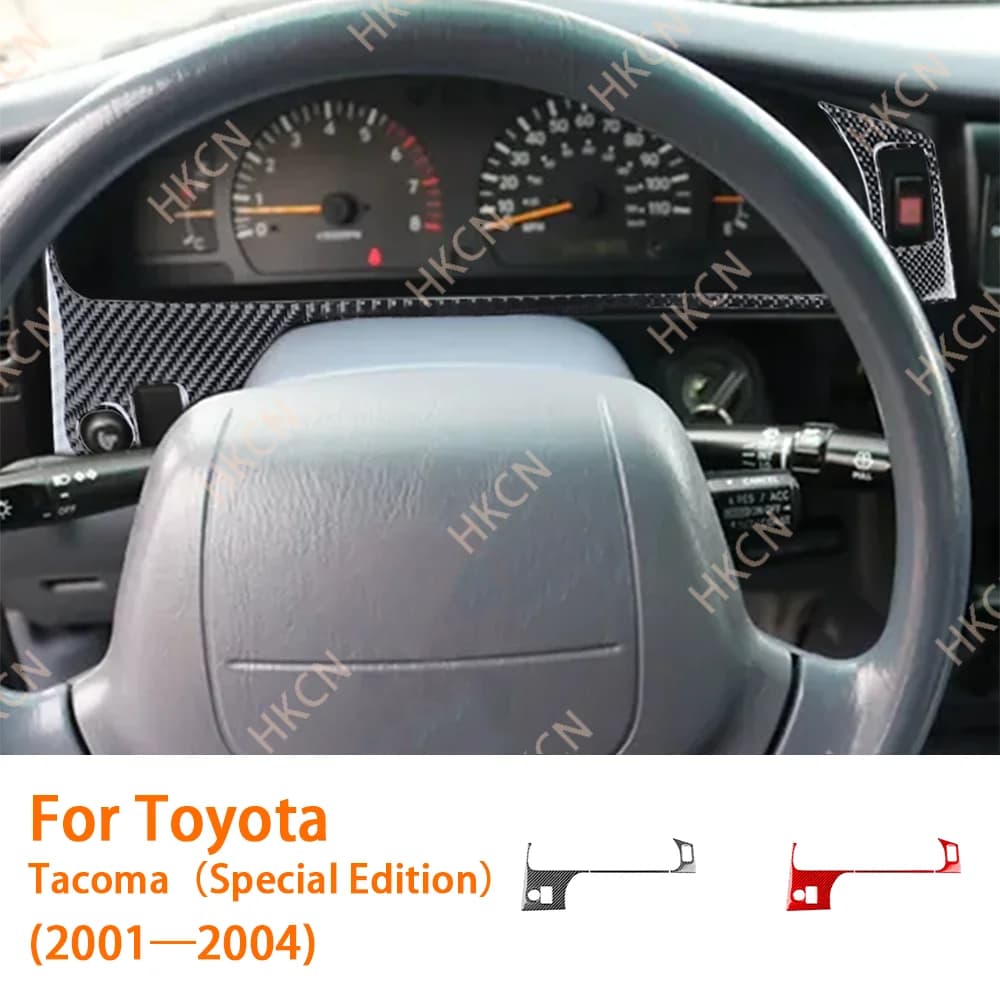 Carbon Fiber Speedometer Surround Panel Car Accessories Interior Cover Trim Sticker For Toyota Tacoma 2001—2004—Special Edition