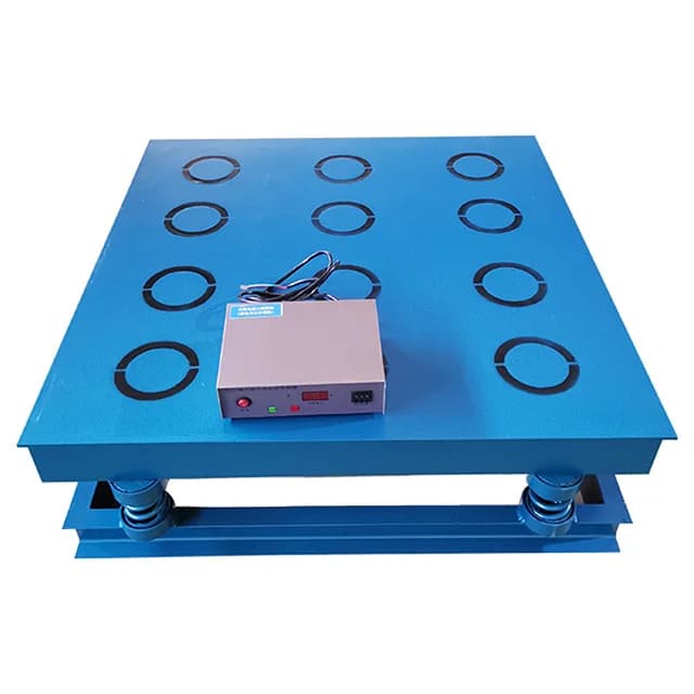 EN12390 Magnetic Vibration Table Platform For Concrete Moulds Sample