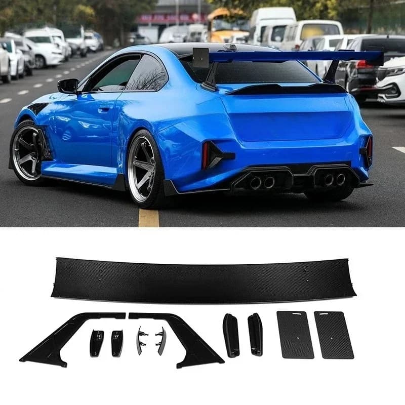 High Quality Dry Carbon Fiber Rear  Spoiler Wing