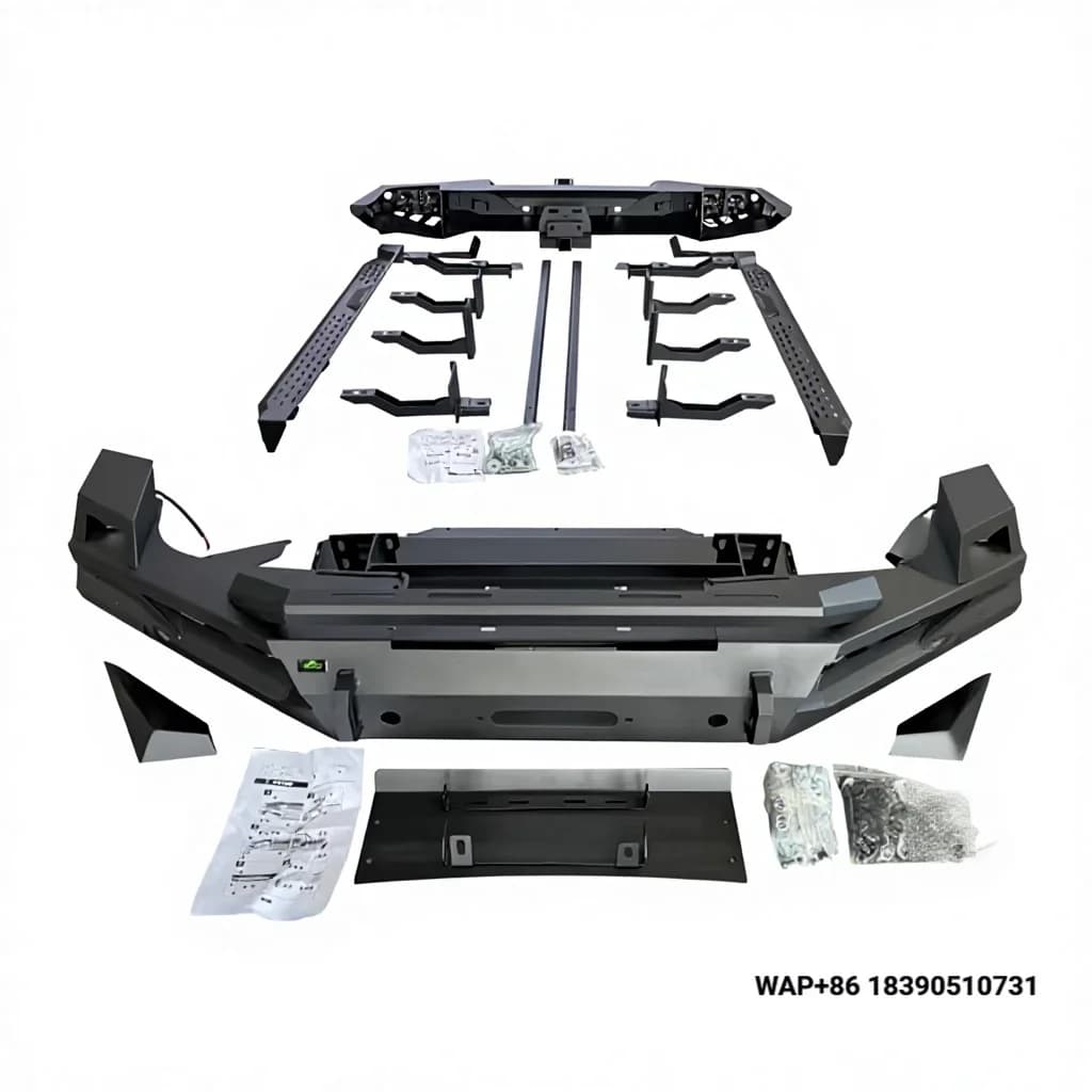 New Vipera OEM Aluminum Black Bumper for Tank 300 & Pillager 4x4 Offroad SUV Front/Rear/Side