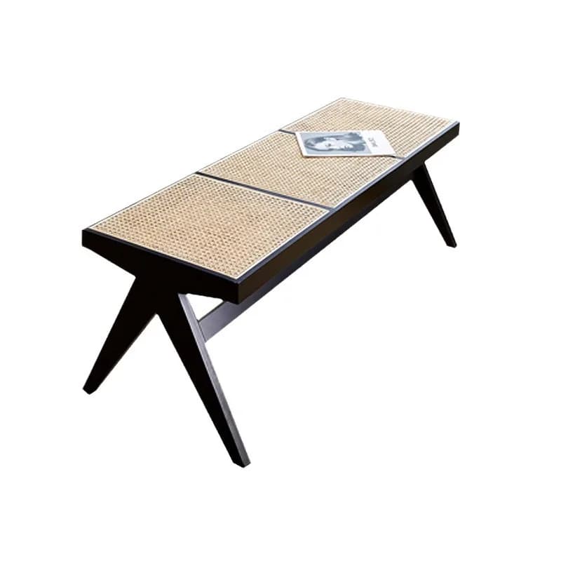 CX medieval bench home modern simple Nordic rattan shoe changing stool