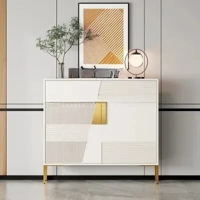 Light Luxury Tipping Bucket Shoe Cabinet Modern Simple Door Locker Integrated Solid Wood Porch Cabinetl16