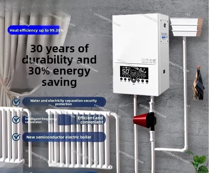 New Heating Semiconductor Electric Boiler, Household Heating 220v Electric Wall-hung Boiler 380v Automatic