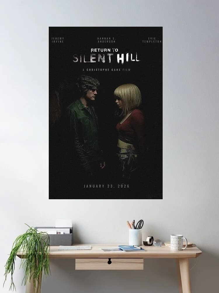 8Style Choose 2026 Horror Game Silent Hill , Art Print Silk Poster Home Wall Decor