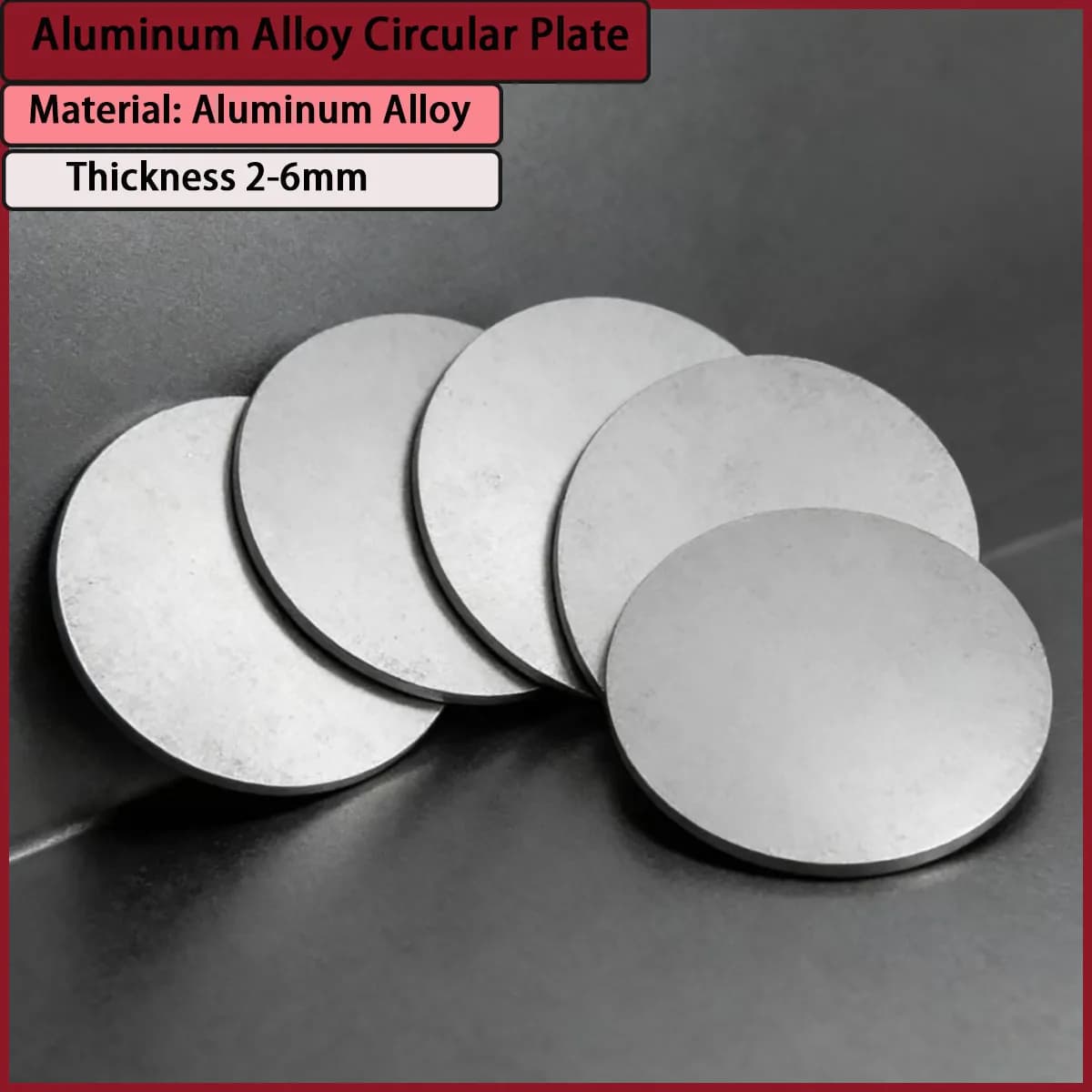 Aluminum alloy circular plate with a thickness of 2-6mm is an ideal material for industries such as machinery and construction