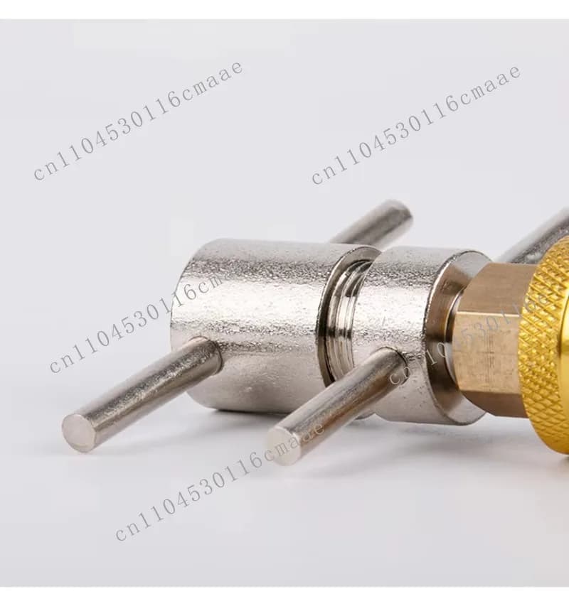 Manual Refrigerator Quick Connect Brass Washer 1/4inch High Pressure Air Conditioning Fitting