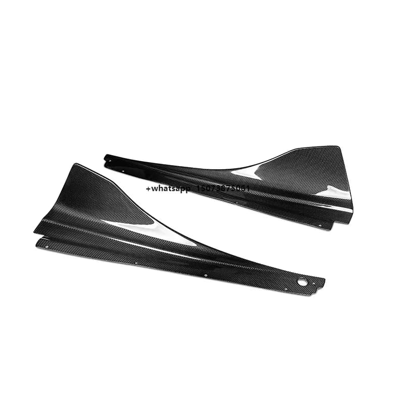 Vorstein Style Dry Carbon Fiber Car Accessories Extend Side Skirts for  720S 2015-2018 Carbon Front Skirts