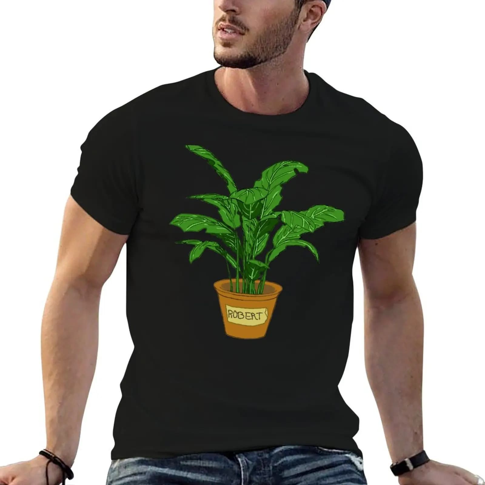 Robert PLANT T-Shirt Funny t-shirt luxury designer mens fashion