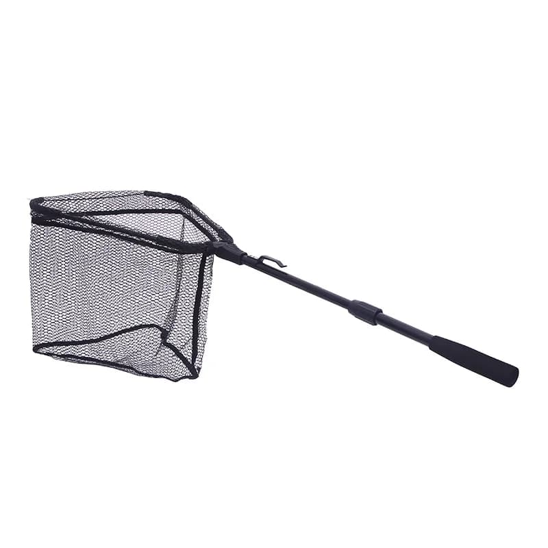 Triangular folding telescopic handwritten net carbon fishing net reinforced fishing net