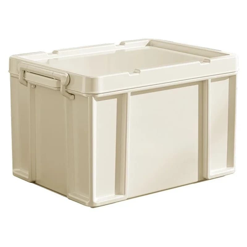 Plastic storage box, large clothes, bedding, finishing box, bedroom, living room, snacks and beverages, thickened storage box.