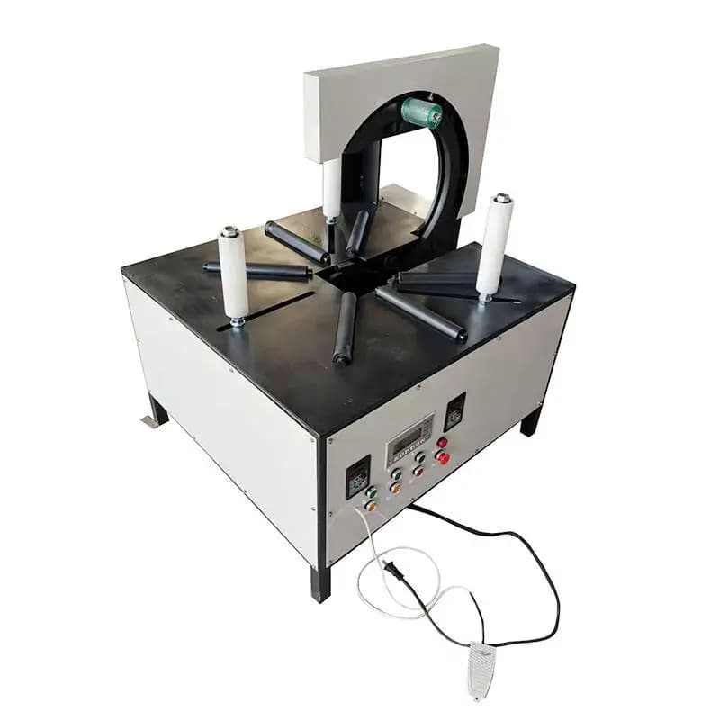 Film Wrapping Packing Wrapper  Machine Cable/Tire/ Pipe Wrapping Machine Film Coil Packing Machine