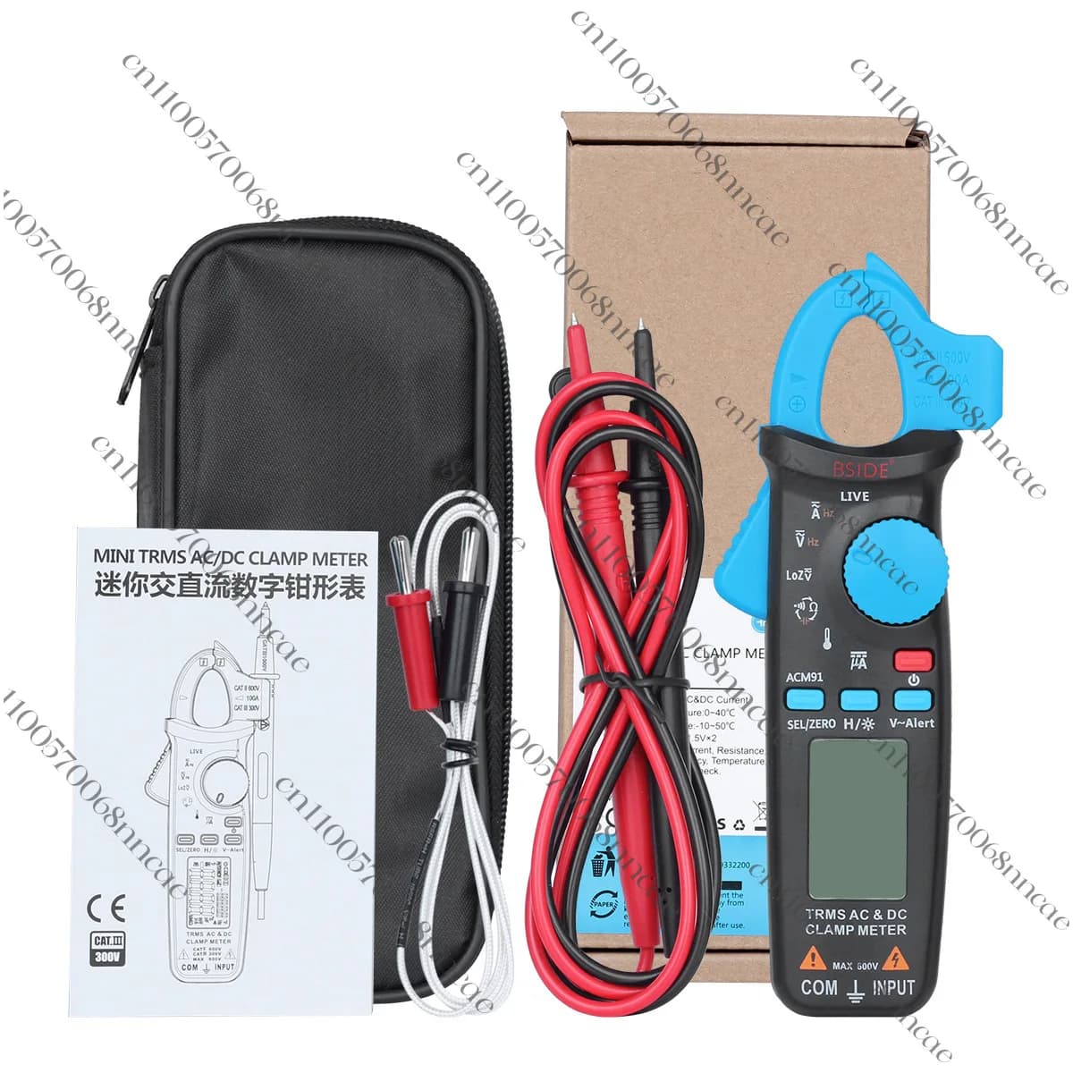 New ACM91 True RMS Clamp Meter Low Impedance DC Small Current Available Auto Repair Clamp Multimeter