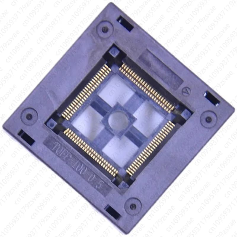 LQFP100 test socket, TQFP-100-0.5 burner, IC socket, aging, TQFP100 programming socket